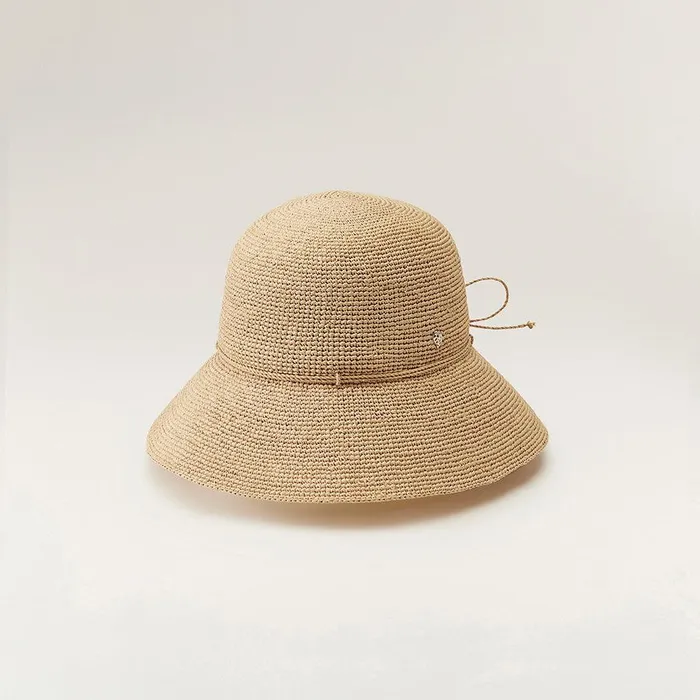 Round Crown Hats Helen Kaminski Villa 9 Natural