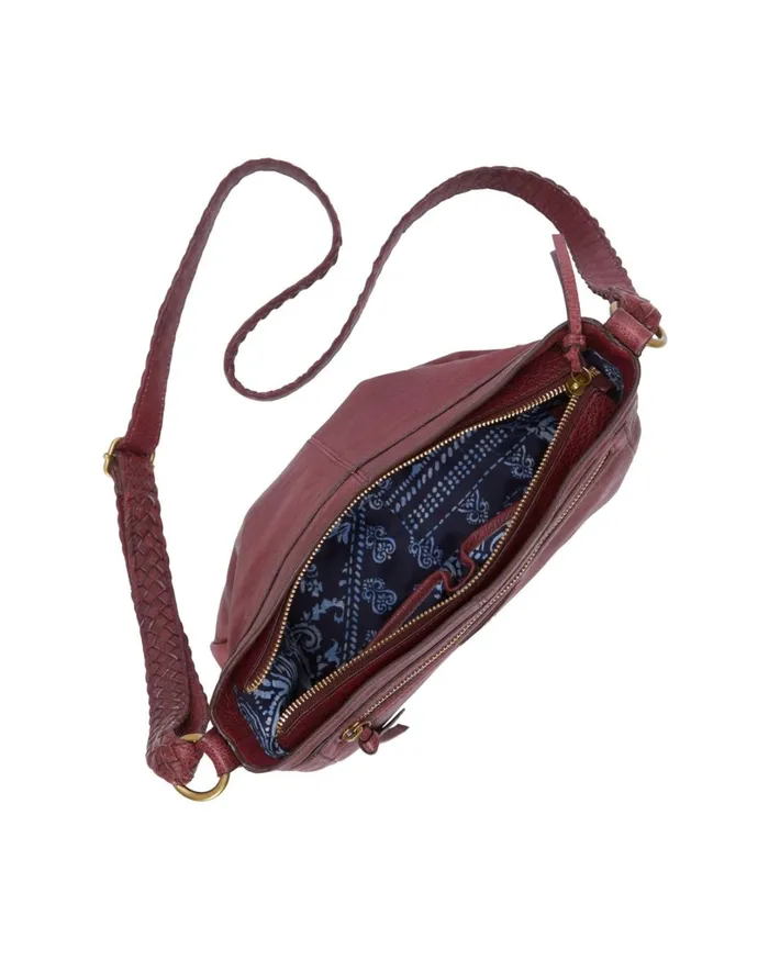 Ryla Crossbody Dark Red Women Lucky Brand Handbags