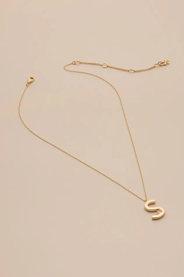 S Alphabet City Necklace Gold Women Lucky Brand Jewelry