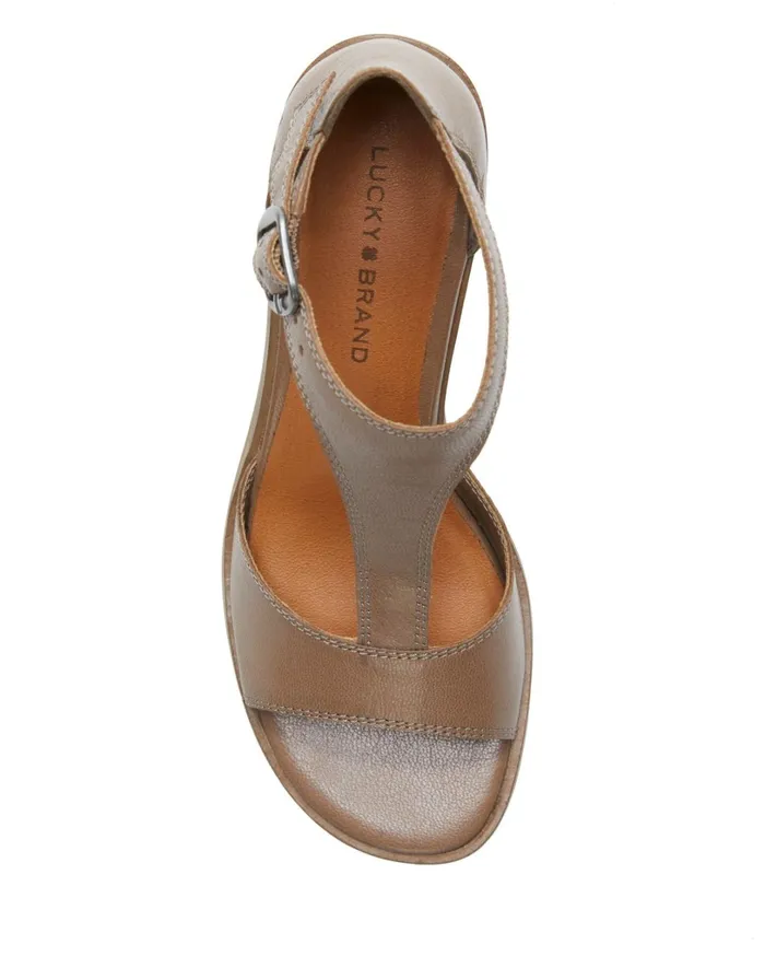 Sabeni TStrap Sandal White Women Lucky Brand Shoes