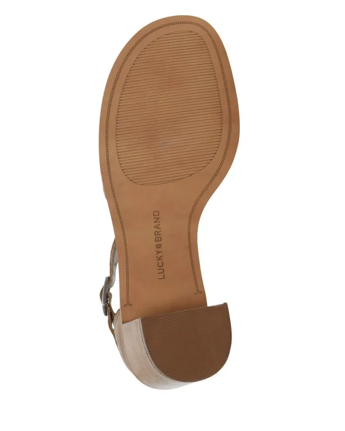 Sabeni TStrap Sandal White Women Lucky Brand Shoes