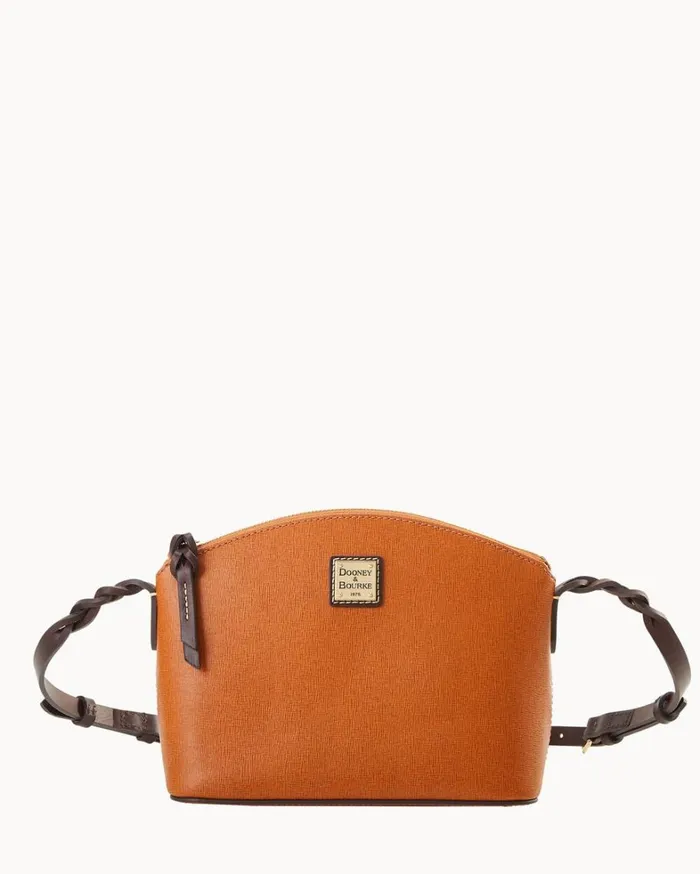 Saffiano Penny Crossbody Natural Women Dooney and Bourke Crossbodies