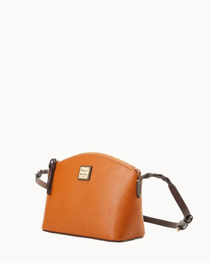 Saffiano Penny Crossbody Natural Women Dooney and Bourke Crossbodies Saffiano Penny Crossbody Natural Women Dooney and Bourke Crossbodies