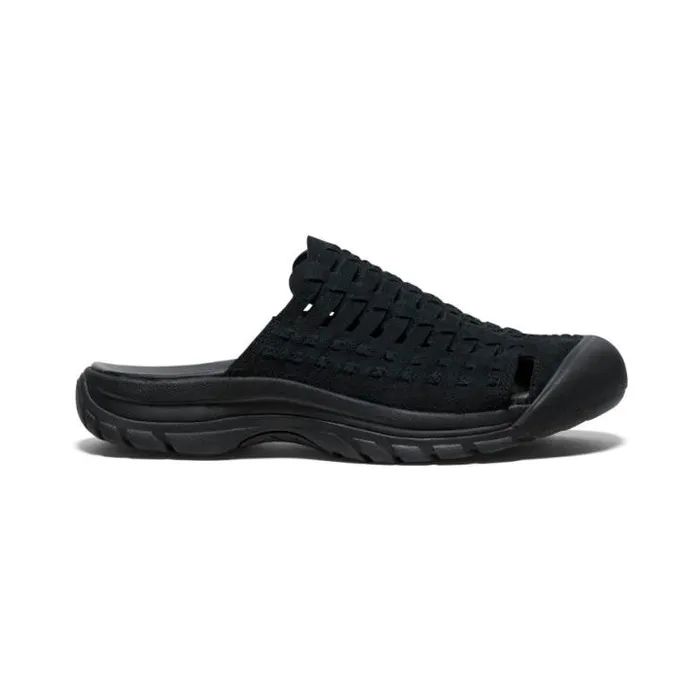 San Juan II BlackBlack Leather Sandal Men KEEN Sandals
