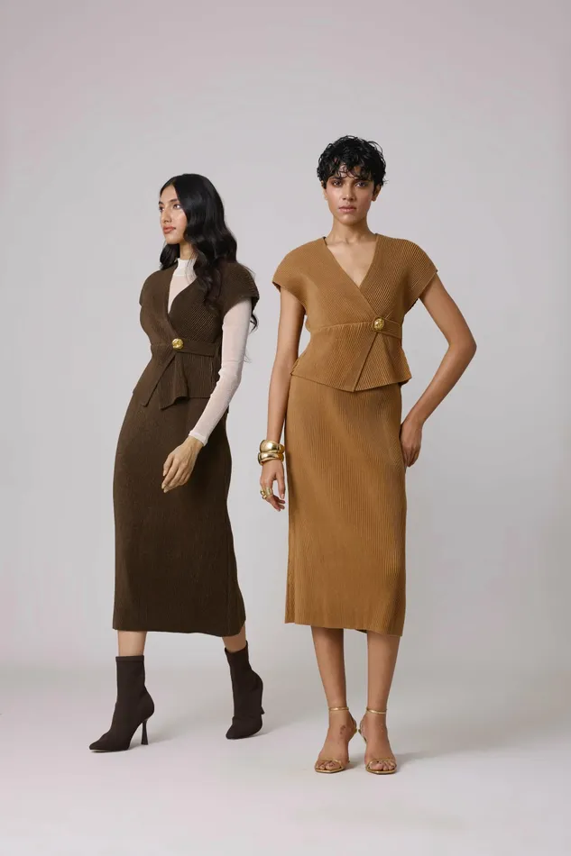 Scarlet Sage CoOrd Sets Gloria Set 8211 Mocha 8211 Women