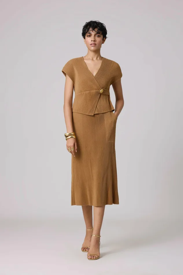Scarlet Sage CoOrd Sets Gloria Set 8211 Mocha 8211 Women