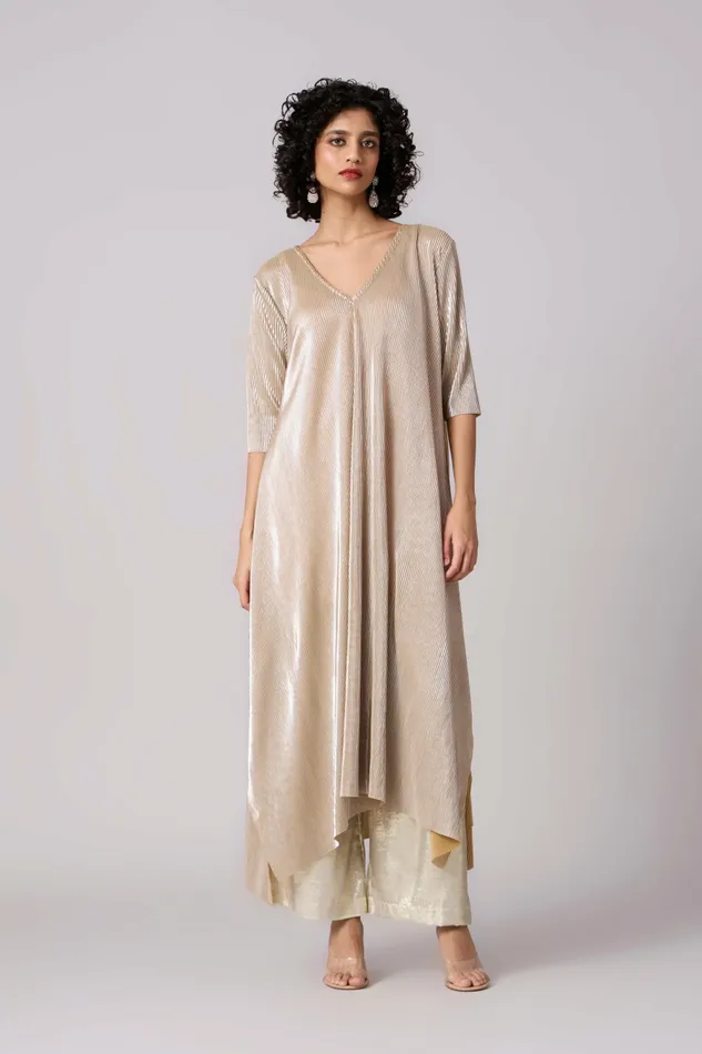 Scarlet Sage CoOrd Sets Zara Tunic Set 8211 Micropleated Silver Ash 8211 Women Scarlet Sage CoOrd Sets Zara Tunic Set 8211 Micropleated Silver Ash 8211 Women