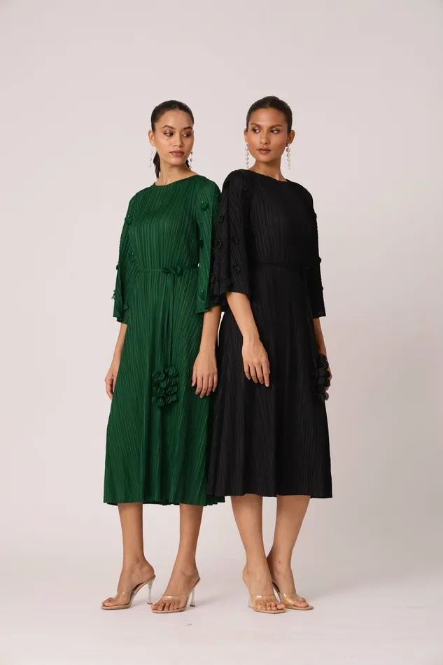 Scarlet Sage Dresses Annette Dress 8211 Dark Green 8211 Women