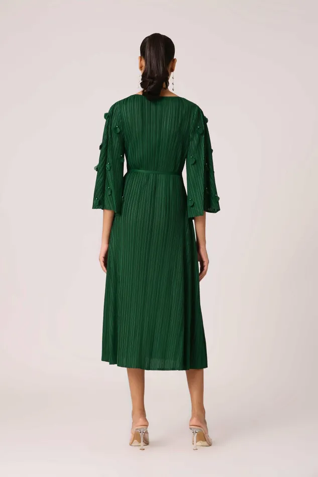 Scarlet Sage Dresses Annette Dress 8211 Dark Green 8211 Women