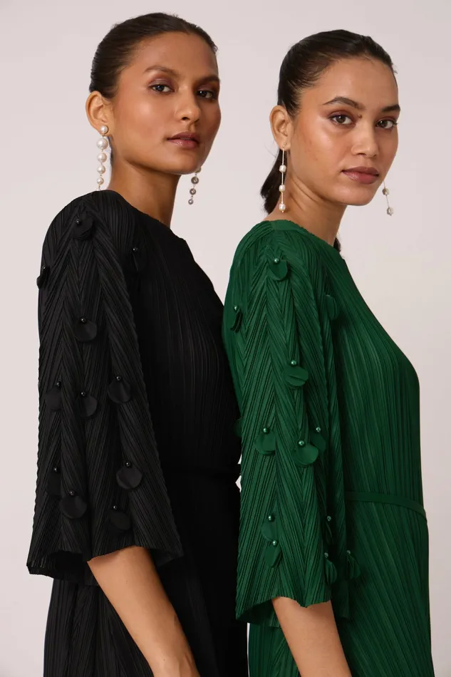Scarlet Sage Dresses Annette Dress 8211 Dark Green 8211 Women