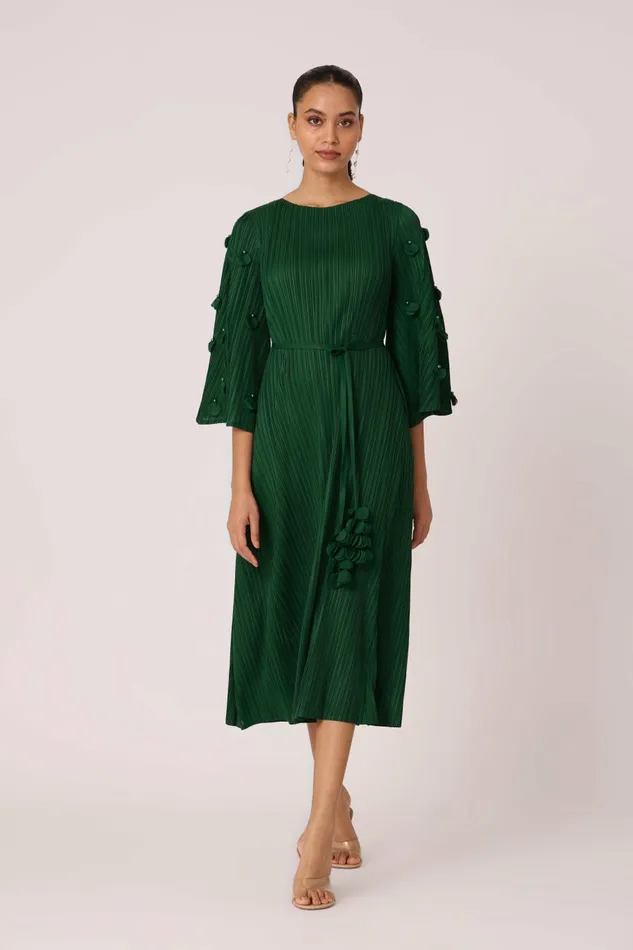 Scarlet Sage Dresses Annette Dress 8211 Dark Green 8211 Women