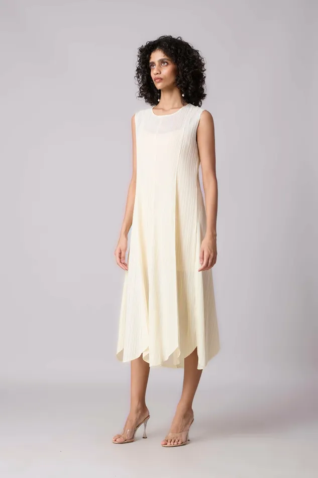 Scarlet Sage Dresses Ellen Dress 8211 Buttercream 8211 Women