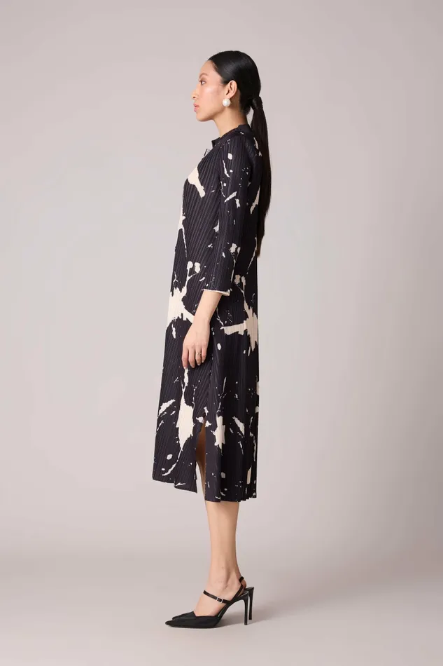 Scarlet Sage Dresses Julia Print Dress 8211 Black 8211 Women