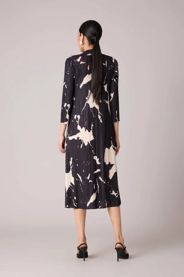 Scarlet Sage Dresses Julia Print Dress 8211 Black 8211 Women