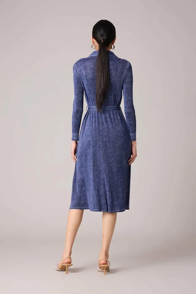 Scarlet Sage Dresses Levy Denim Wash Dress 8211 Blue 8211 Women