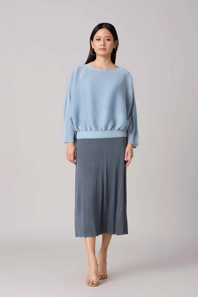 Scarlet Sage Dresses Willa Cami Dress Set 8211 Blue Grey 8211 Women