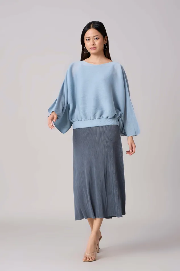 Scarlet Sage Dresses Willa Cami Dress Set 8211 Blue Grey 8211 Women