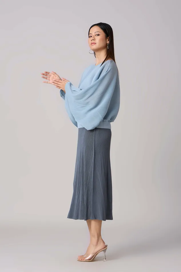 Scarlet Sage Dresses Willa Cami Dress Set 8211 Blue Grey 8211 Women
