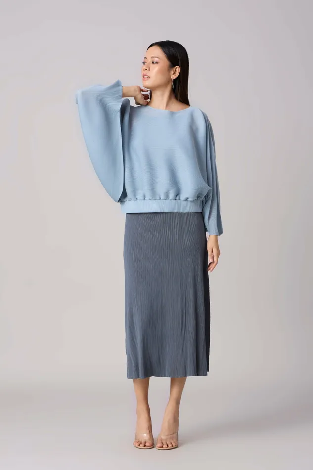 Scarlet Sage Dresses Willa Cami Dress Set 8211 Blue Grey 8211 Women