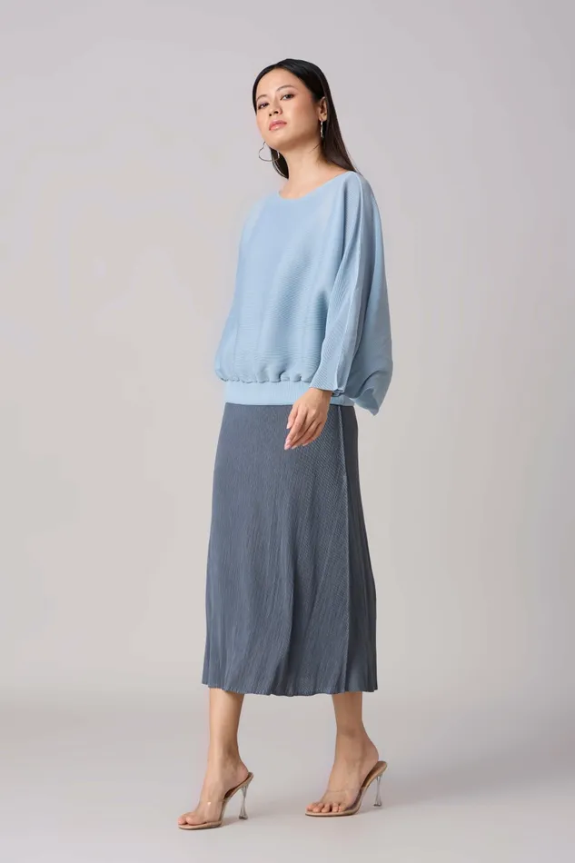 Scarlet Sage Dresses Willa Cami Dress Set 8211 Blue Grey 8211 Women