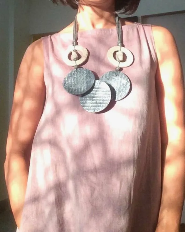 Scarlet Sage Necklaces Mahir 8211 Textured Noir 8211 Women