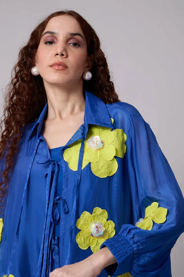 Scarlet Sage Tops Jolie Shirt 8211 Azure Blue 8211 Women