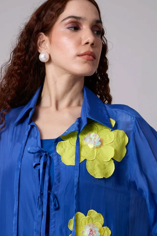 Scarlet Sage Tops Jolie Shirt 8211 Azure Blue 8211 Women