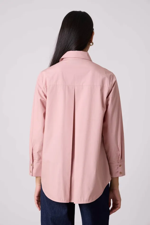 Scarlet Sage Tops Levi Sequins Shirt 8211 Ash Pink 8211 Women