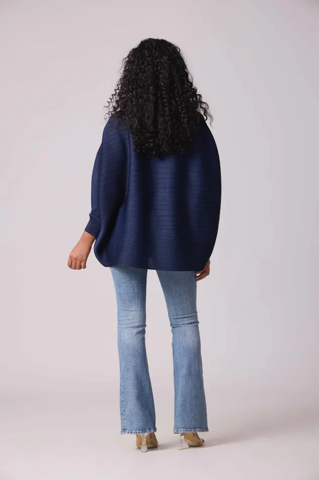 Scarlet Sage Tops Sloane Pearled Batwing Top 8211 Navy 8211 Women