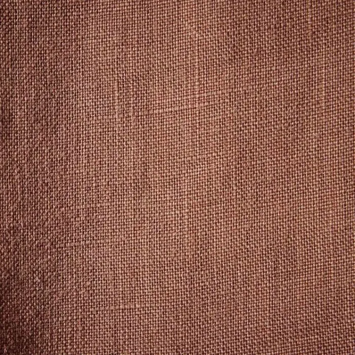 Shirting Women James Perse Short Sleeve Linen Shirt Nutmeg Pigment
