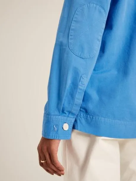 Shirts and Blouses Women Joules Blue Cotton Deck Shirt