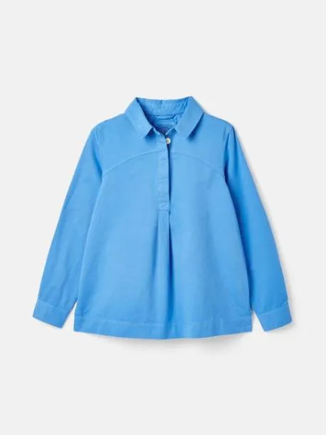 Shirts and Blouses Women Joules Blue Cotton Deck Shirt