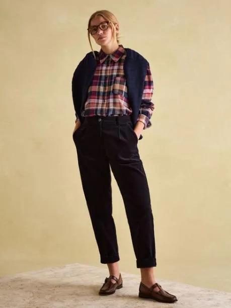 Shirts and Blouses Women Joules Check Check Brushed Shirt