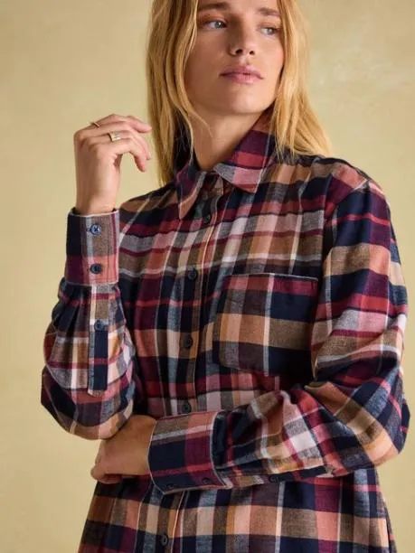 Shirts and Blouses Women Joules Check Check Brushed Shirt