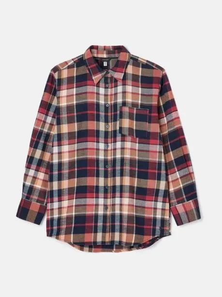 Shirts and Blouses Women Joules Check Check Brushed Shirt