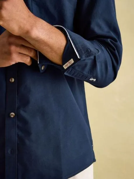 Shirts Men Joules Navy Long Sleeve Classic Fit Shirt