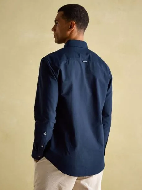 Shirts Men Joules Navy Long Sleeve Classic Fit Shirt
