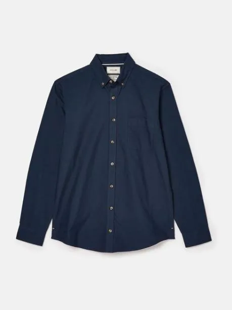 Shirts Men Joules Navy Long Sleeve Classic Fit Shirt