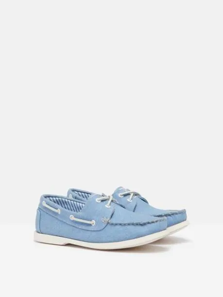 Shoes Women Joules Blue Jetty Deck Shoes