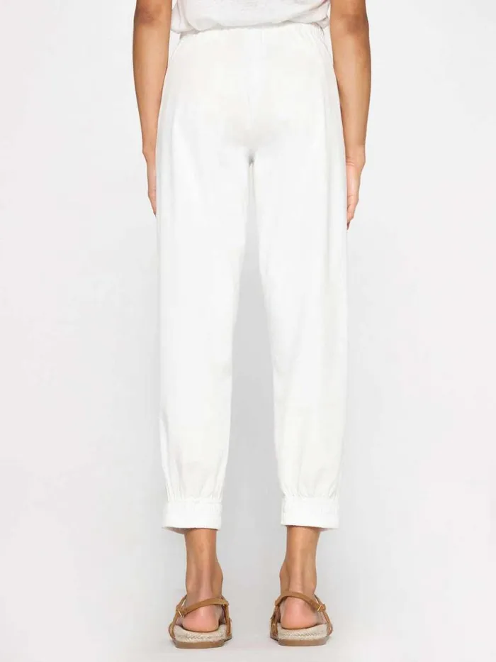 Shop Brochu Walker Bottoms The Noa Pant Salt White
