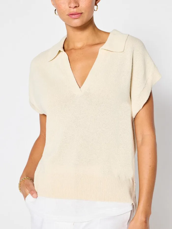Shop Brochu Walker Looker Sweaters The Jaia Polo Looker Capri