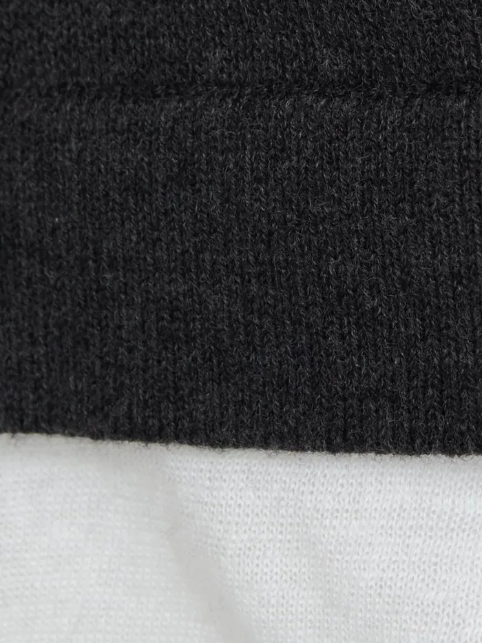 Shop Brochu Walker Sweaters The Ressie Looker Layered Hoodie Ore Melange With White Underlayer