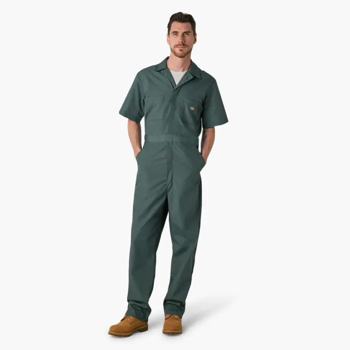 Short Sleeve Coveralls Lincoln Green Lincoln Green ln Men Dickies Coveralls
