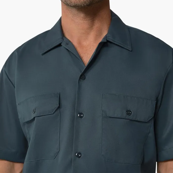Short Sleeve Work Shirt Airforce Blue Airforce Blue af Men Dickies Work Shirts