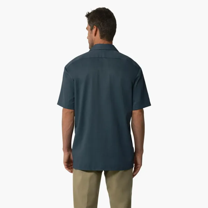 Short Sleeve Work Shirt Airforce Blue Airforce Blue af Men Dickies Work Shirts