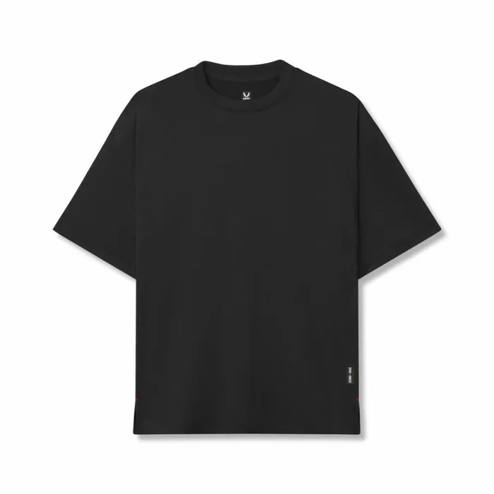 Short Sleeves Men ASRV AeroSilver Oversized Tee Black