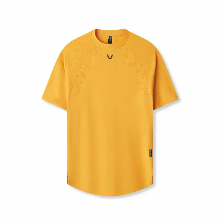 Short Sleeves Men ASRV LaserVent Established Tee Amber