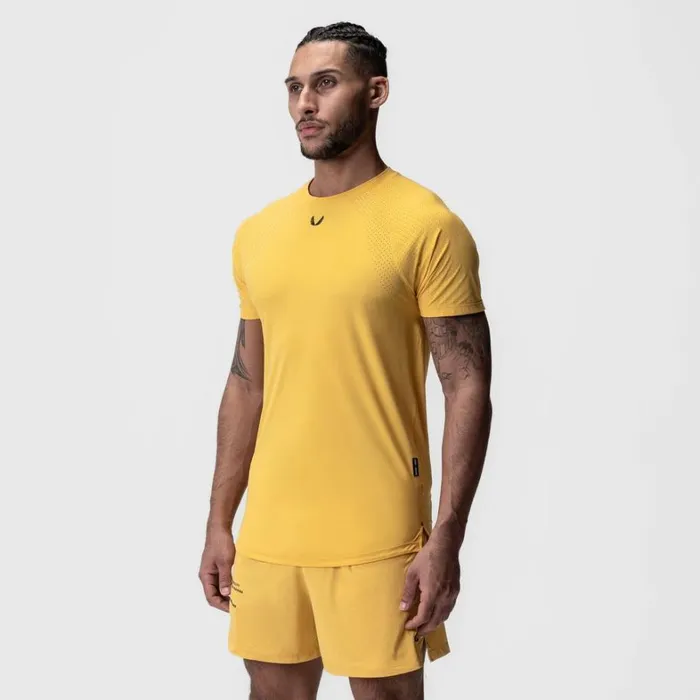 Short Sleeves Men ASRV LaserVent Established Tee Amber