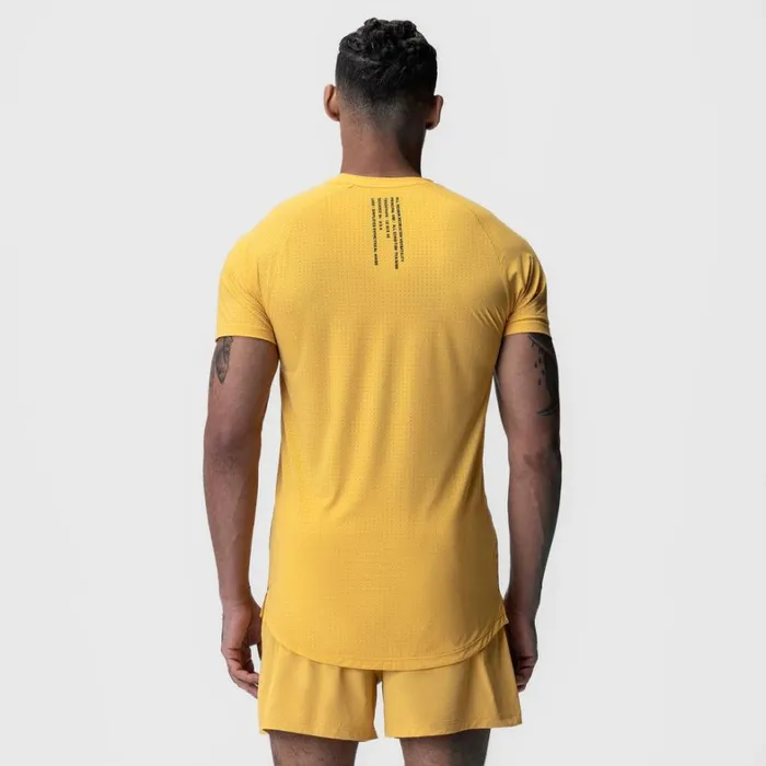 Short Sleeves Men ASRV LaserVent Established Tee Amber