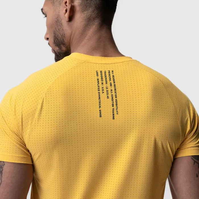 Short Sleeves Men ASRV LaserVent Established Tee Amber
